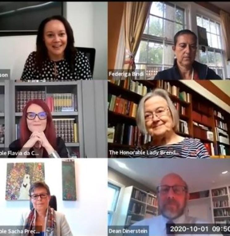 Women and the Law Program Host Virtual Panel, "Women Judges from Around the World Remember RBG" Women and the Law Program Host Virtual Panel, "Women Judges from Around the World Remember RBG"