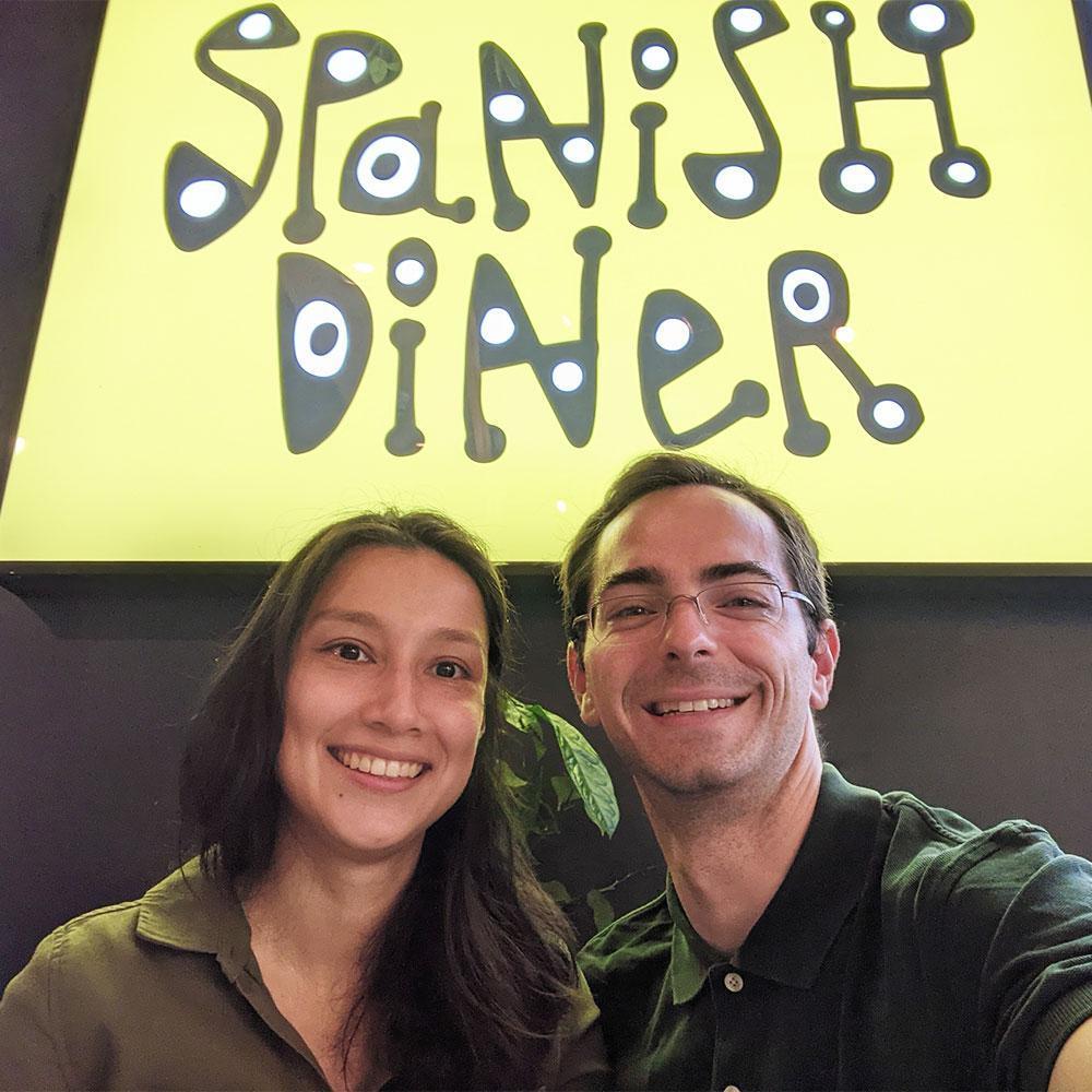 Xander White and Lourdes Vazquez (‘21)