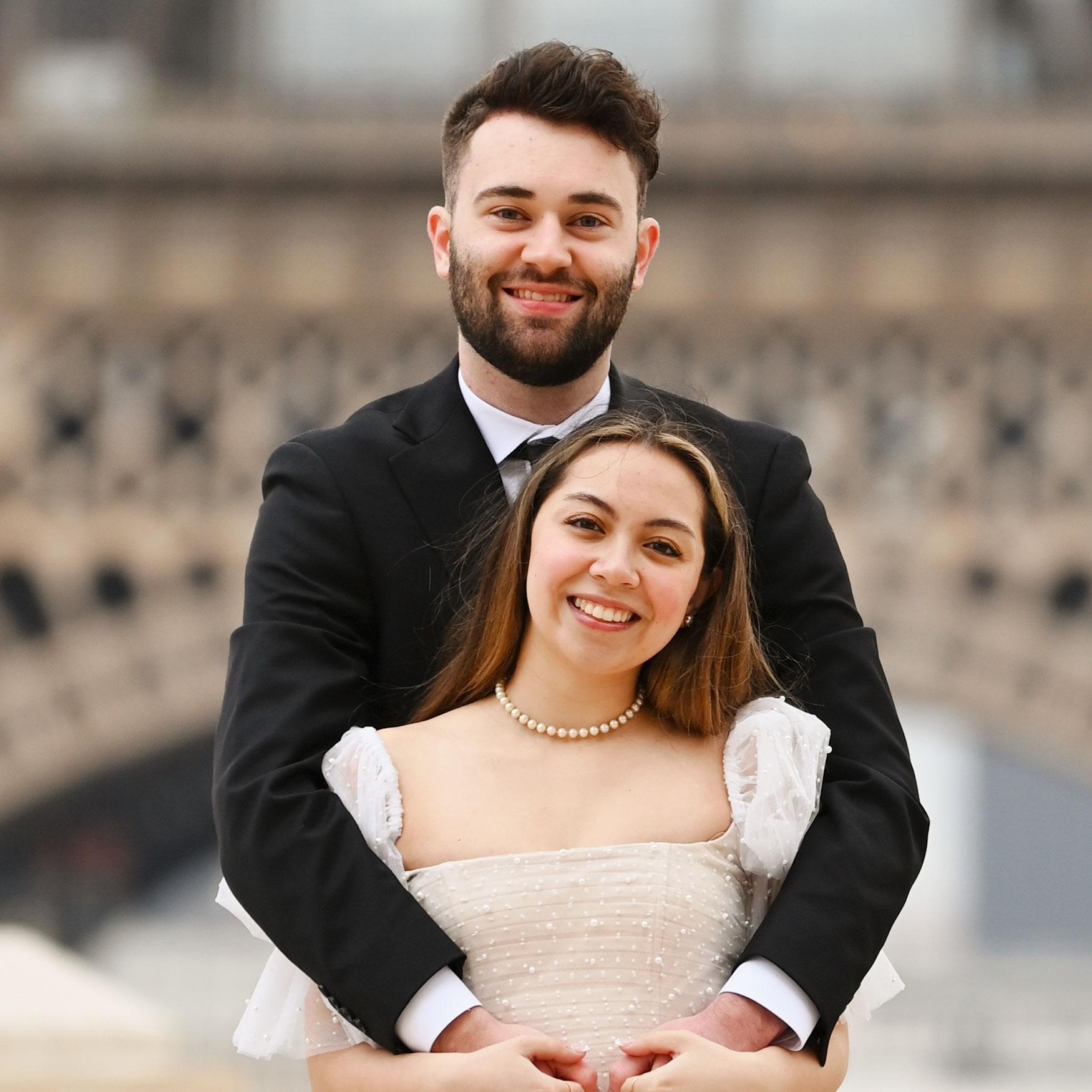 Amy Lyons and Troy Curfman (‘23)