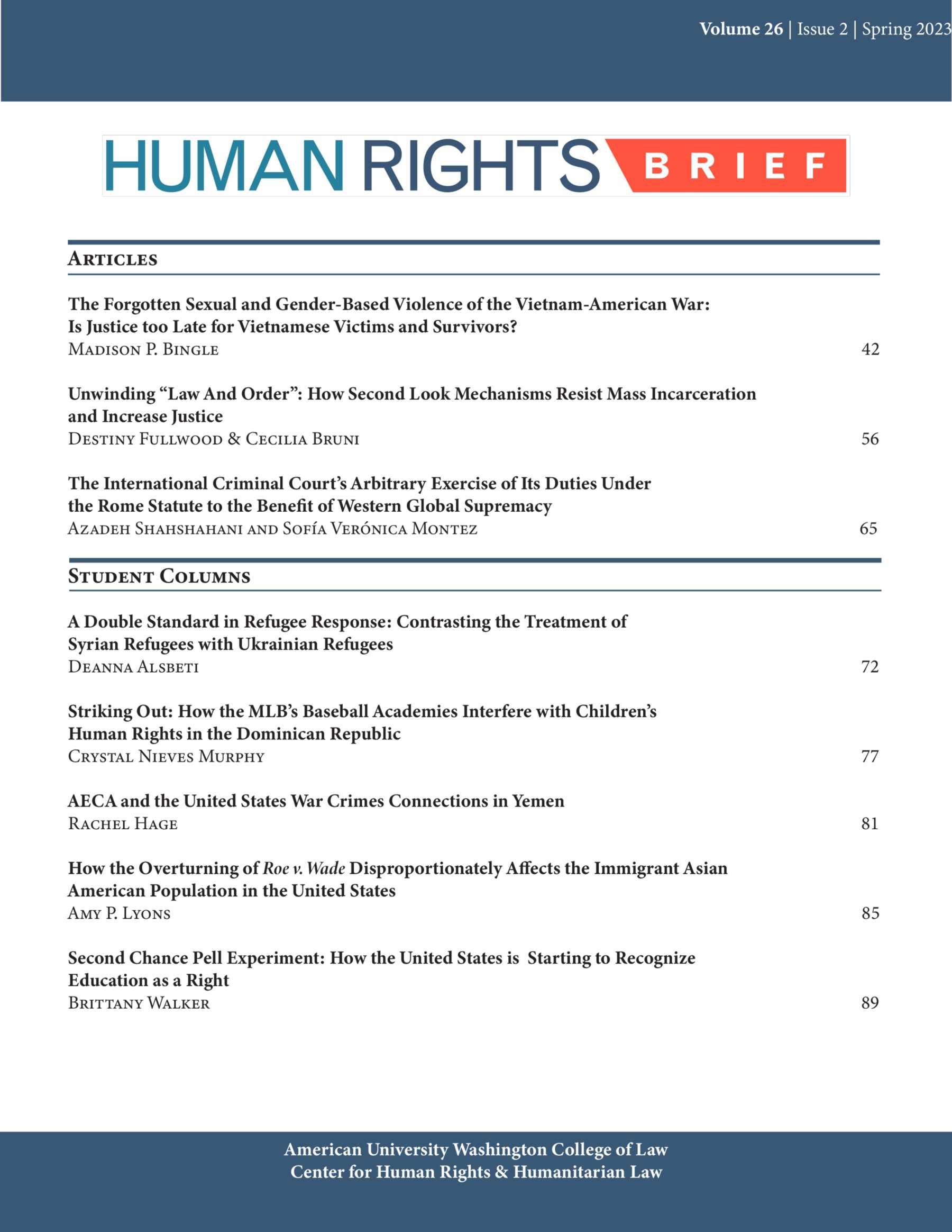 Volume 26, Issue 2