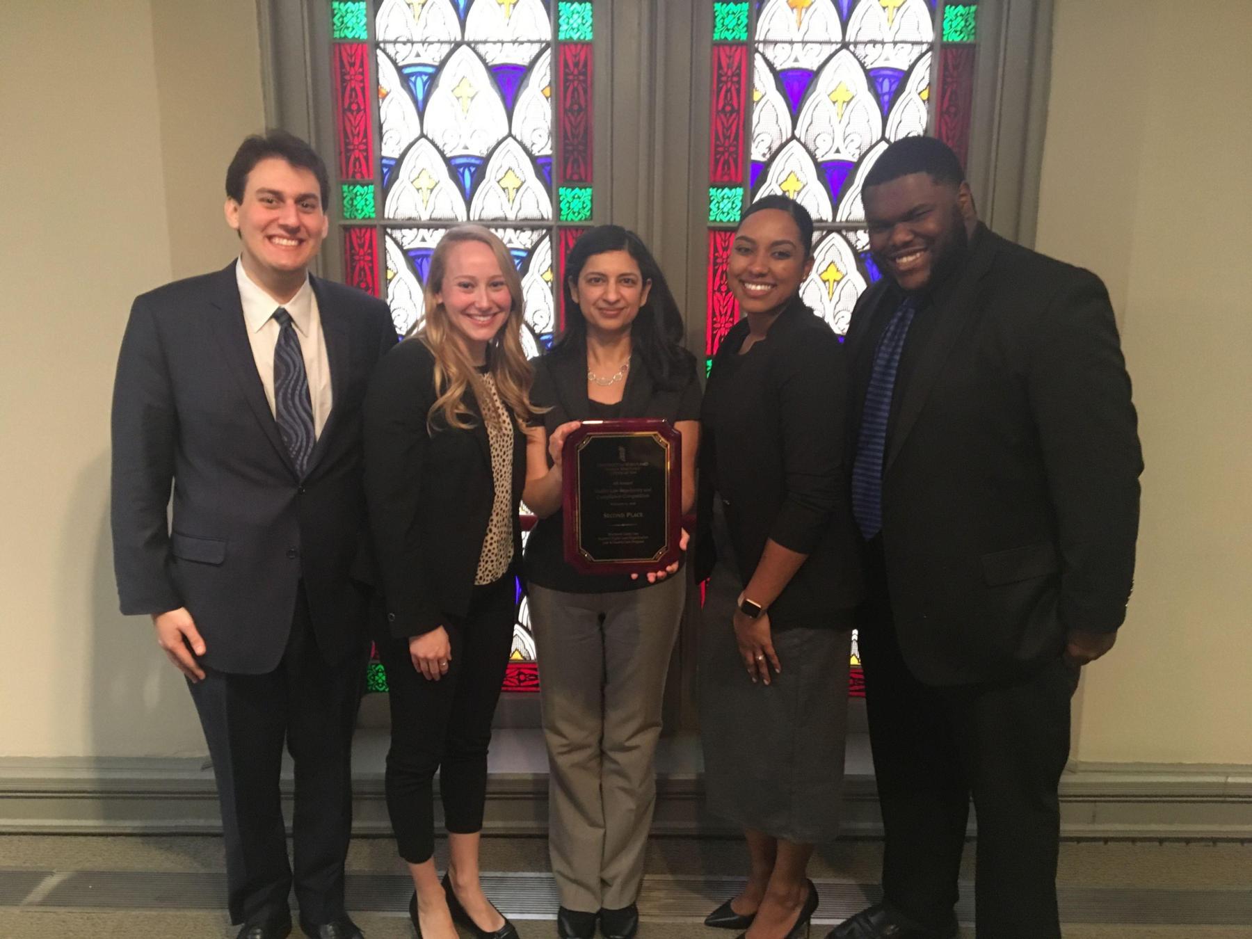 Student winners with Professor Asha Scielzo Student winners with Professor Asha Scielzo