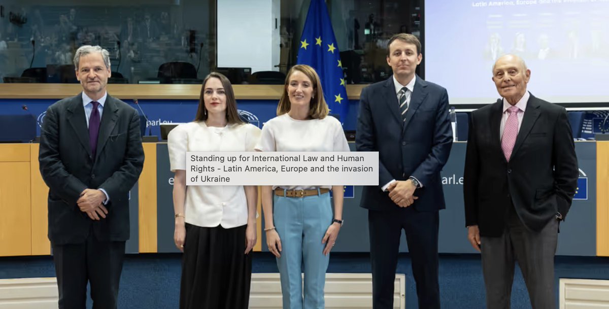 El Decano Emérito de AUWCL, profesor Claudio Grossman, aborda los derechos humanos y el derecho internacional en Ucrania ante el Parlamento Europeo