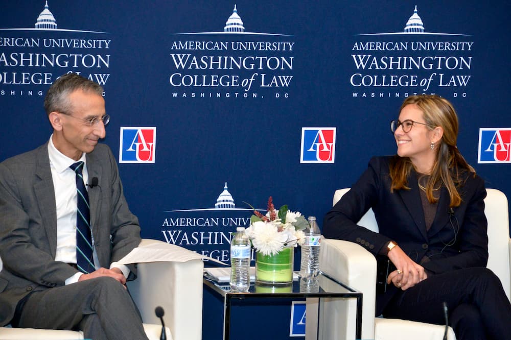 Danielle Sassoon and Professor Kahn.