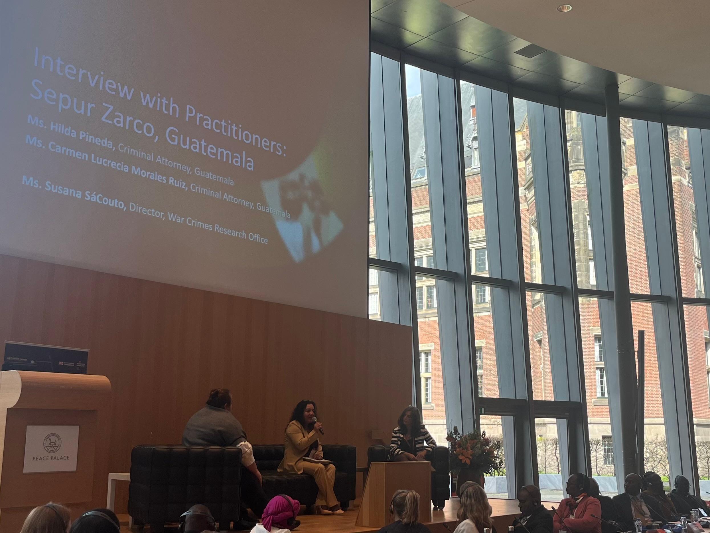WCRO Director SáCouto Chairs a Session at the International Conference of Prosecutors on Accountability for Conflict-Related Sexual Violence WCRO Director SáCouto Chairs a Session at the International Conference of Prosecutors on Accountability for Conflict-Related Sexual Violence