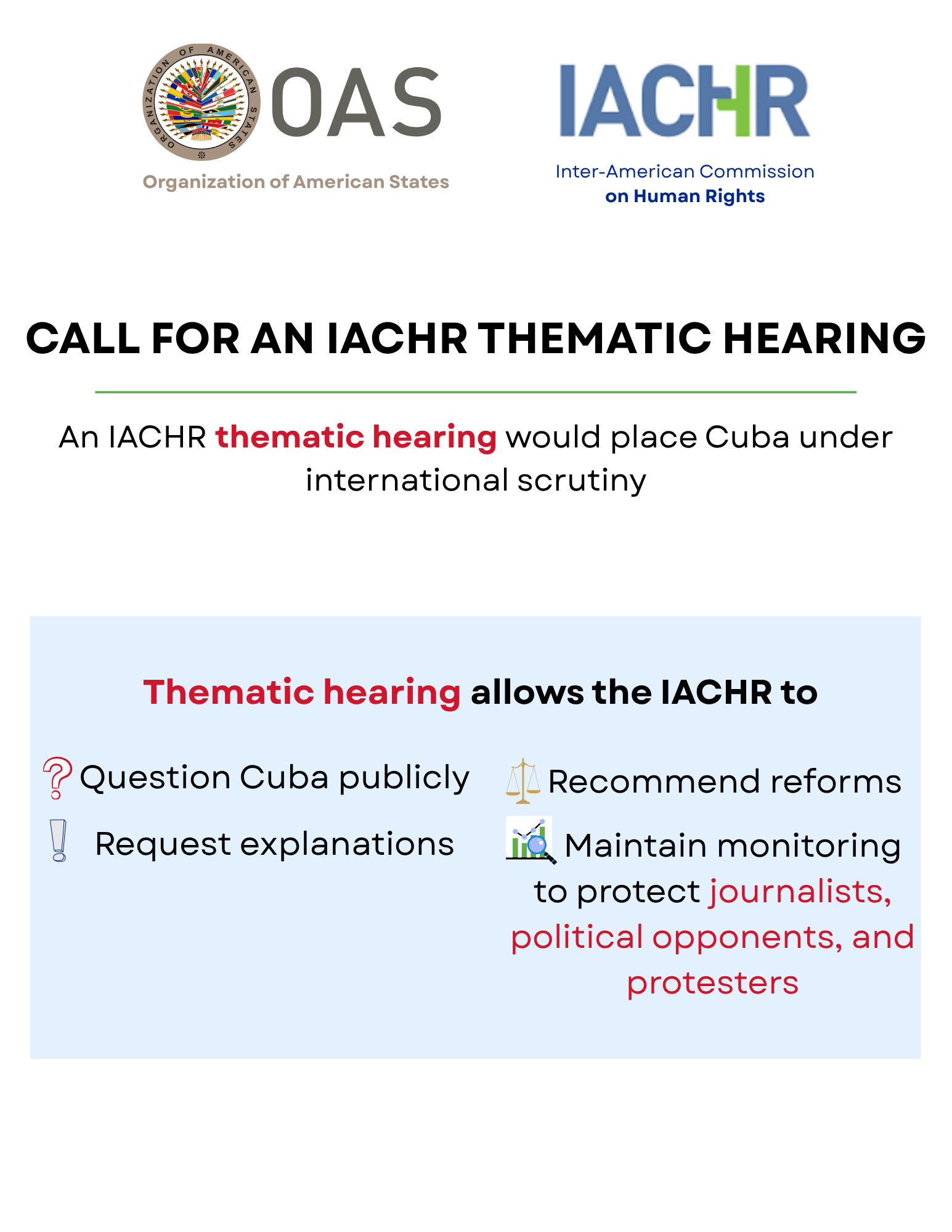 Cuba IACHR Hearing part three Cuba IACHR Hearing part three