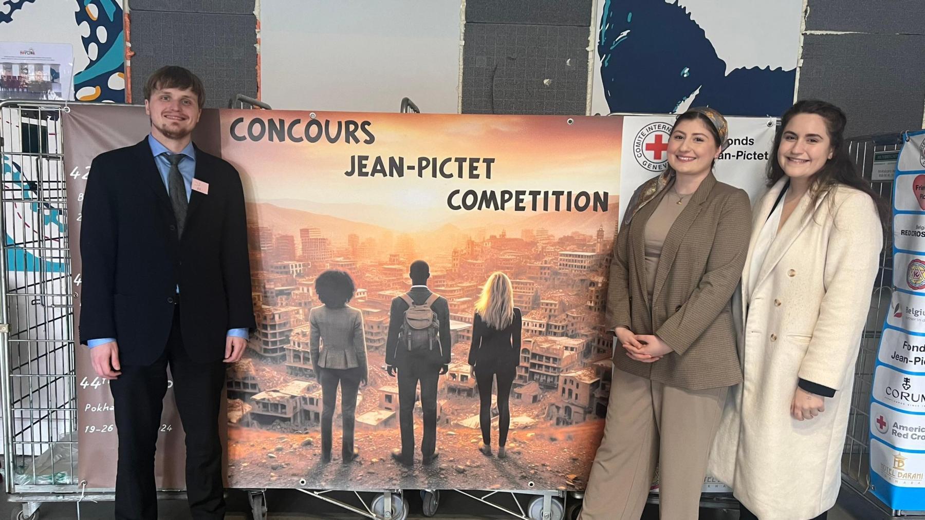 Amal Rass (2L), Jack Kirk (3L), and Mandy Spiegel (2L) Amal Rass (2L), Jack Kirk (3L), and Mandy Spiegel (2L)