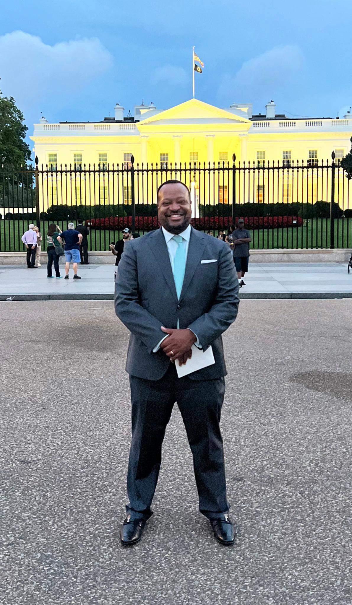 Dean Roger A. Fairfax Jr. at White House Dean Roger A. Fairfax Jr. at White House